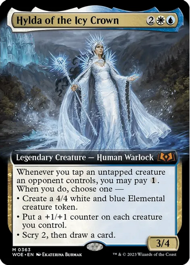 Hylda of the Icy Crown (Extended Art) - Wilds of Eldraine (WOE) - NM