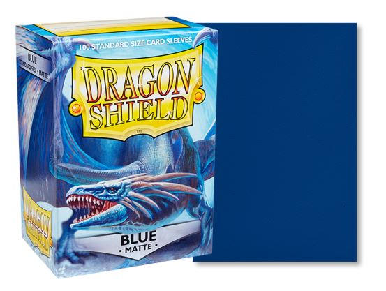 Dragon Shield Matte Sleeves - Blue (100-Pack)