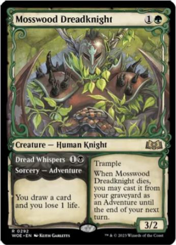 Mosswood Dreadknight (Vetrina) - Wilds of Eldraine (WOE) - NM