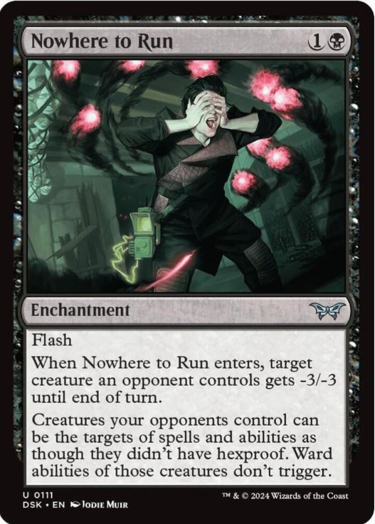 Foil Nowhere to Run - Duskmourn: House of Horror (DSK) - NM