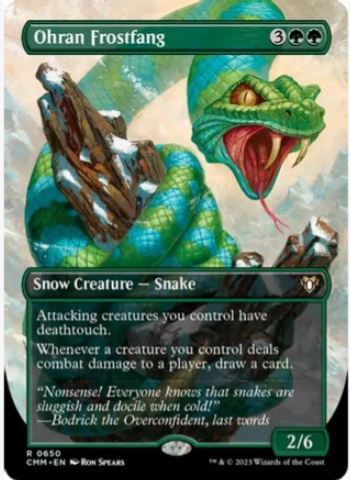 Folie Ohran Frostfang (Grenzenlos) – Commander Masters (CMM) – NM