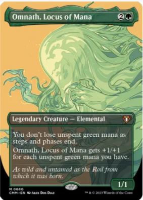 Omnath, Locus of Mana (Borderless) - Commander Masters (CMM)