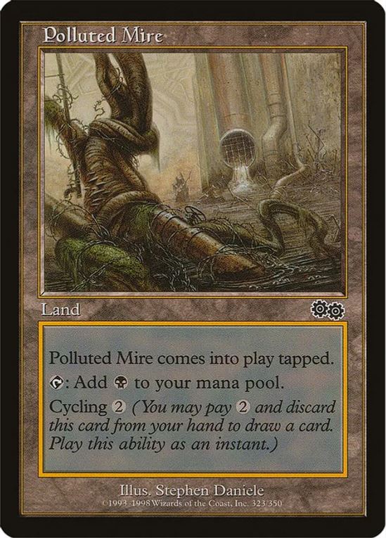 Polluted Mire - Urza's Saga (USG) - NM