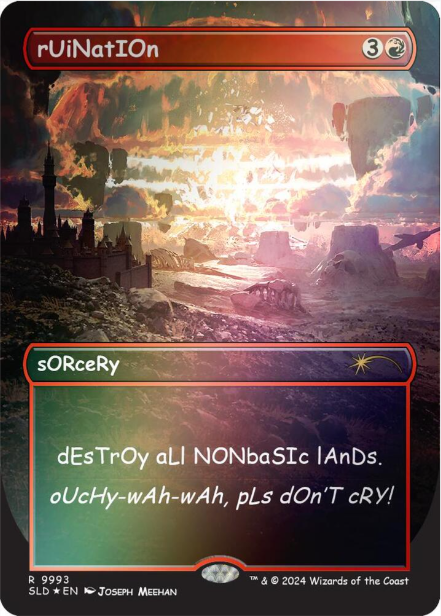 rUiNatIOn (Rainbow Foil) - Secret Lair Drop Series (SLD) - NM