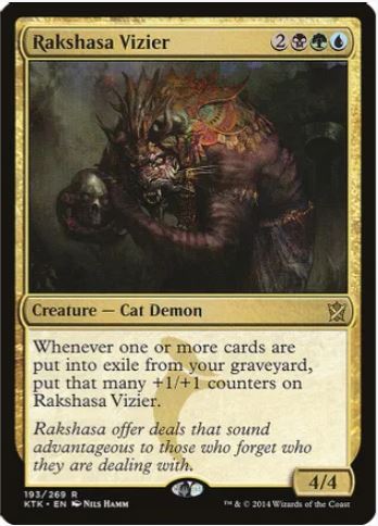 Rakshasa Vizier - Khans of Tarkir (KTK) - LP