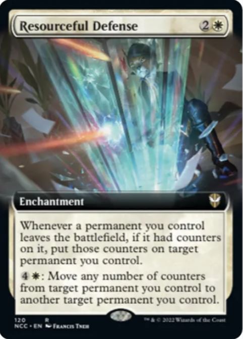 Resourceful Defense (Extended Art) - Commander: Streets of New Capenna (NCC) - NM