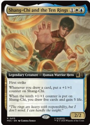Shang-Chi and the Ten Rings (Extended Art) - Commander: Marvel Super Heroes (MSC) - NM