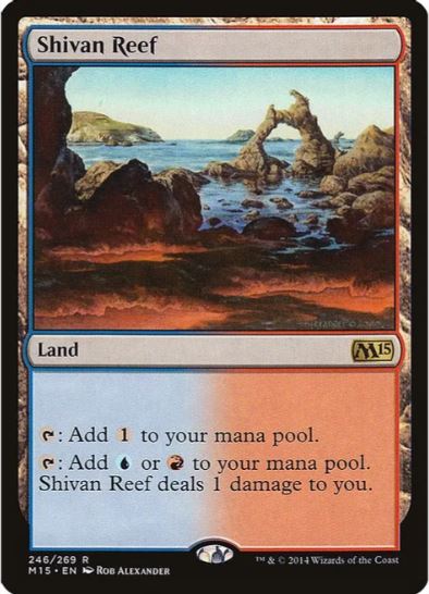 Shivan Reef – Magic 2015 (M15) – NM