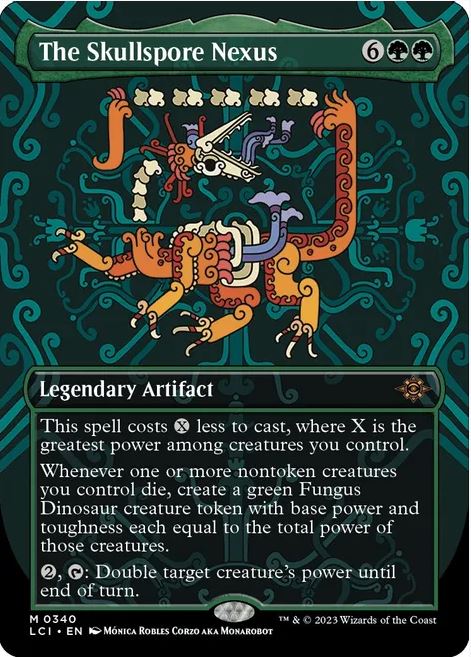 The Skullspore Nexus (Borderless) - The Lost Caverns of Ixalan (LCI) - NM