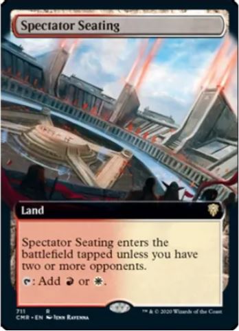 Spectator Seating (Extended Art) - Commander Legends (CMR) - NM