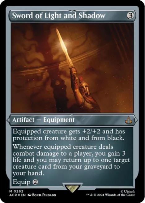 Sword of Light and Shadow (Foil Etched) - Universes Beyond: Assassin's Creed (ACR) - NM