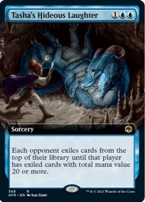 Tasha's Hideous Laughter (Extended Art) - Adventures in the Forgotten Realms (AFR) - NM