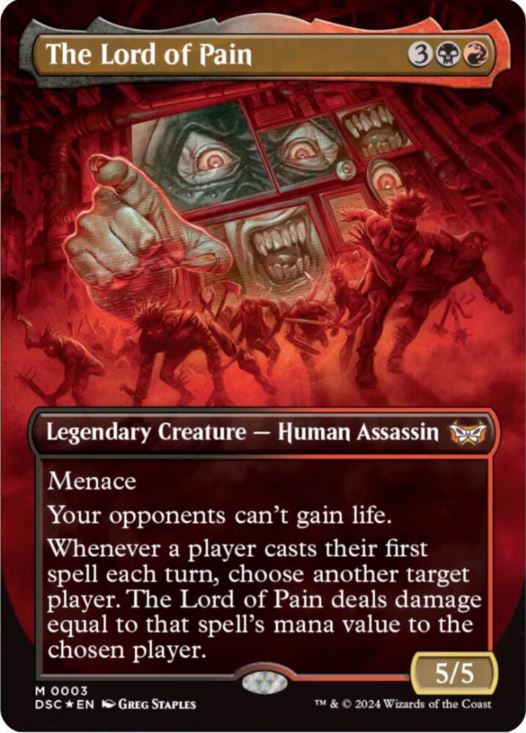 The Lord of Pain (Borderless) - Commander: Duskmourn: House of Horror (DSC) - NM