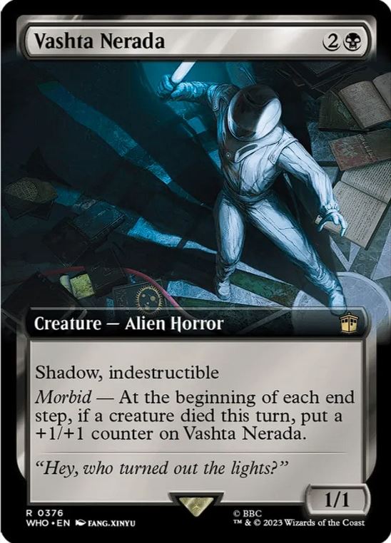 Foil Vashta Nerada (Extended Art) - Universes Beyond: Doctor Who (WHO) - NM