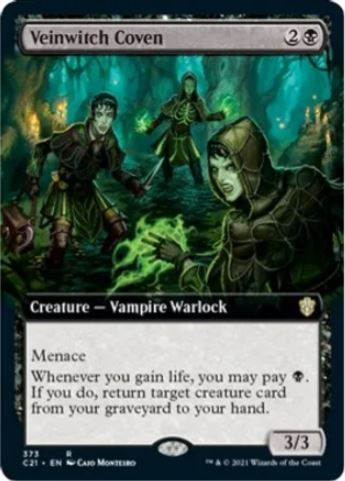 Veinwitch Coven (Extended Art) - Commander 2021 (C21) - NM