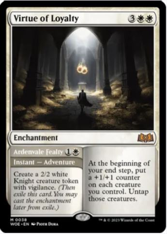 Virtù della lealtà - Wilds of Eldraine (WOE) - NM