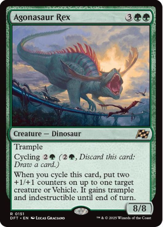 Foil Agonasaur Rex - Aetherdrift (DFT) - NM