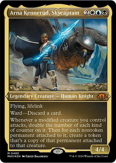 Arna Kennerud, Skycaptain (Foil Etched) - Modern Horizons 3 (MH3) - NM