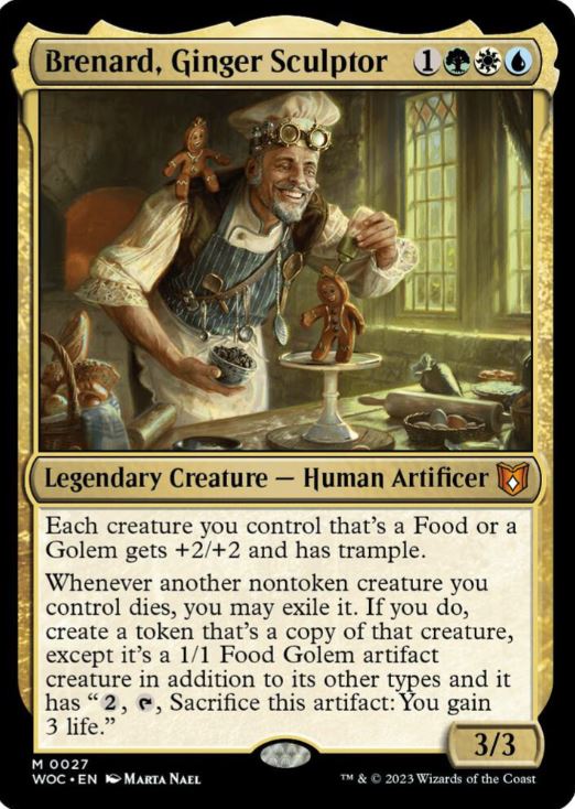 Brenard, Ginger Sculptor - Commander: Wilds of Eldraine (WOC) - NM