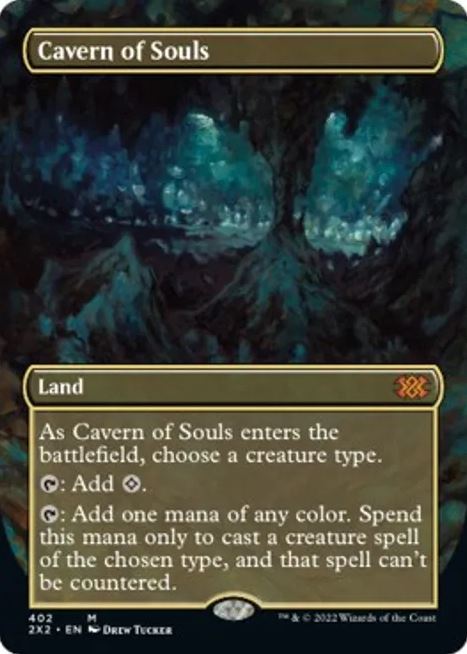 Foil Cavern of Souls (Borderless) – Double Masters 2022 (2X2) – NM