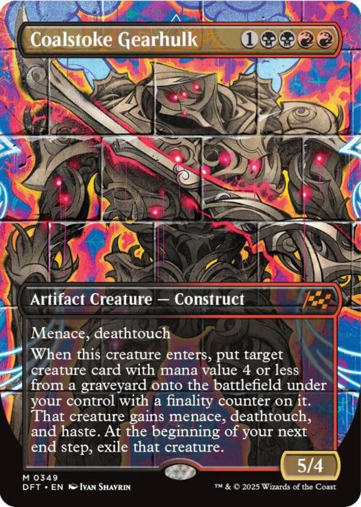 Coalstoke Gearhulk (Borderless) - Aetherdrift (DFT) - NM