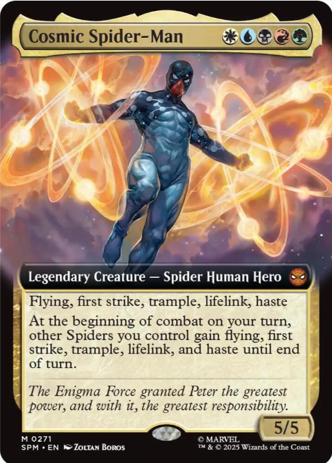 Cosmic Spider-Man (Extended Art) - Marvel's Spider-Man (SPM)- NM