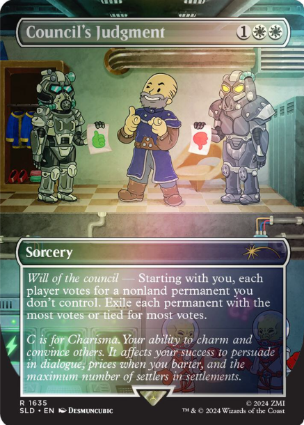 Council's Judgment (1635) (Rainbow Foil) - Secret Lair Drop Series (SLD) - NM