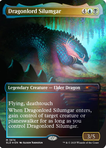 Dragonlord Silumgar (Rainbow Foil) - Secret Lair Drop Series (SLD) - NM