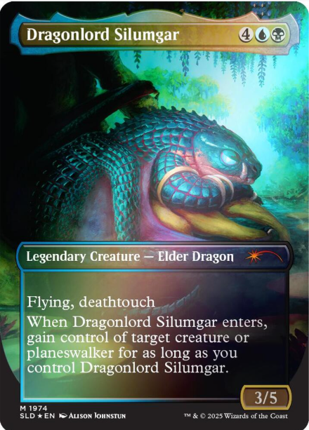 Dragonlord Silumgar (Rainbow Foil) - Secret Lair Drop Series (SLD) - NM