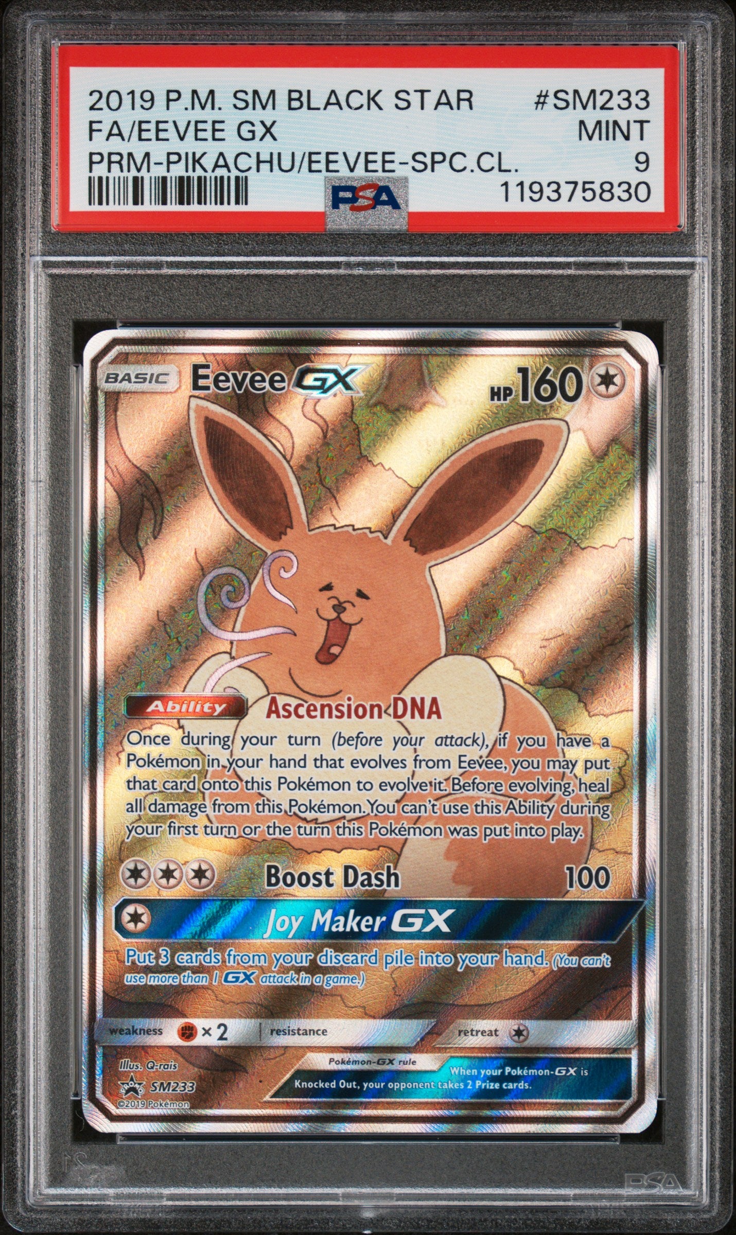 1999 PM JAPANISCHER NEO ODAIRU – HOLO DOUBLE WHITE STAR – PSA 10