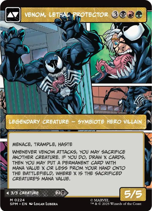 Eddie Brock (0224) (Borderless) - Marvel's Spider-Man (SPM)- NM