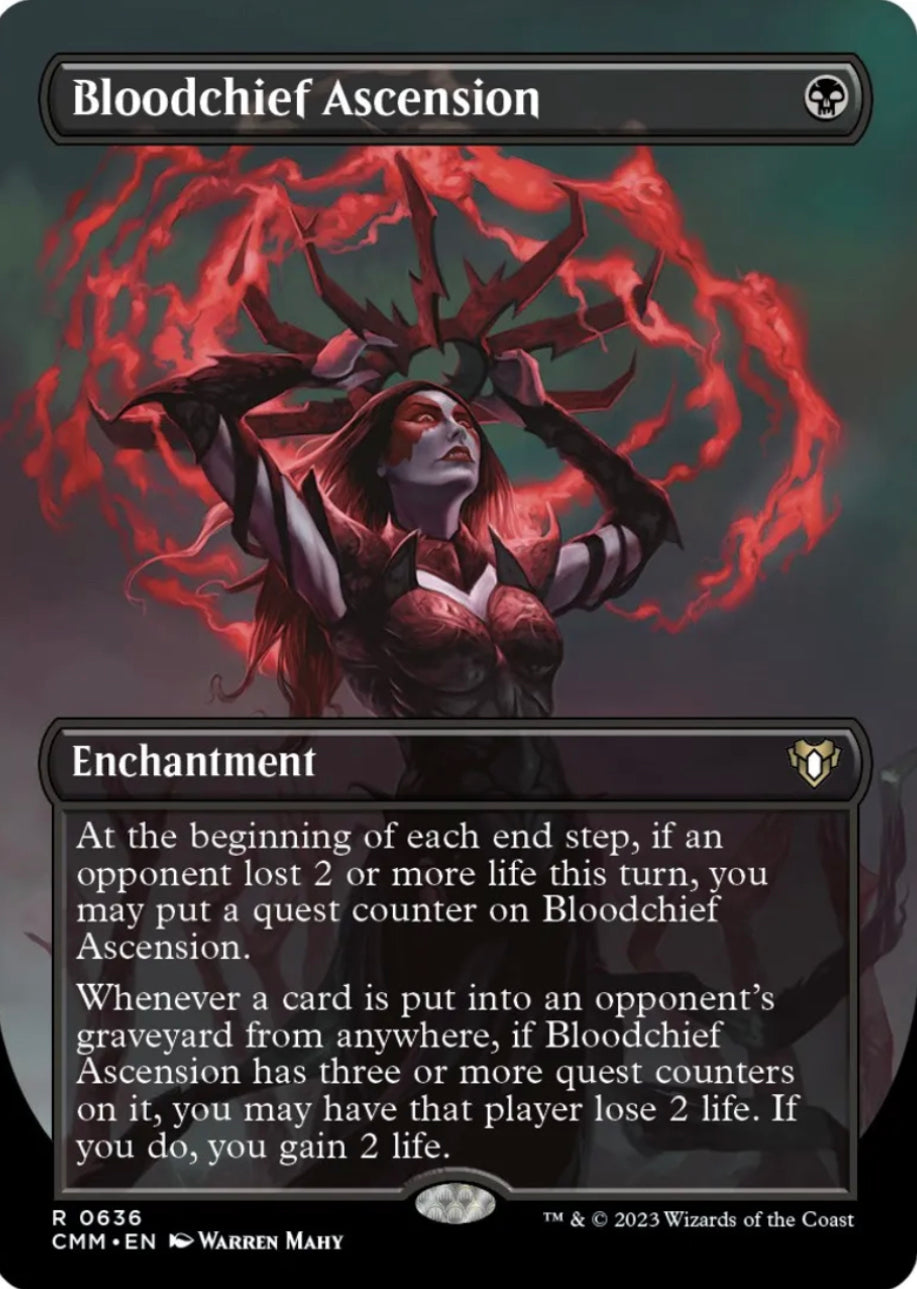 Bloodchief Ascension (Borderless) – Commander Masters (CMM) NM