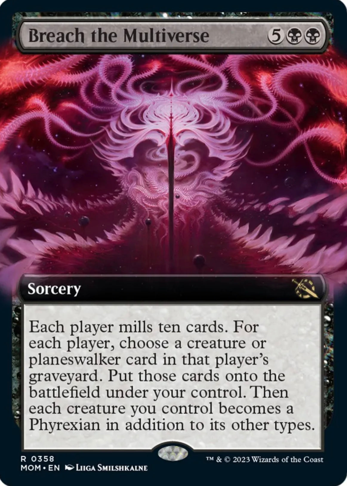 Breach the Multiverse (Extended Art) - March of the Machine (MOM) - NM