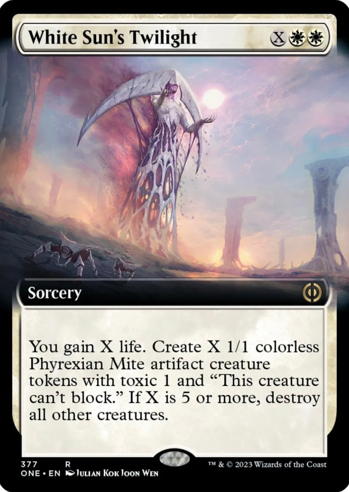 White Sun's Twilight (Extended Art) - Phyrexia: All Will Be One (ONE) - NM