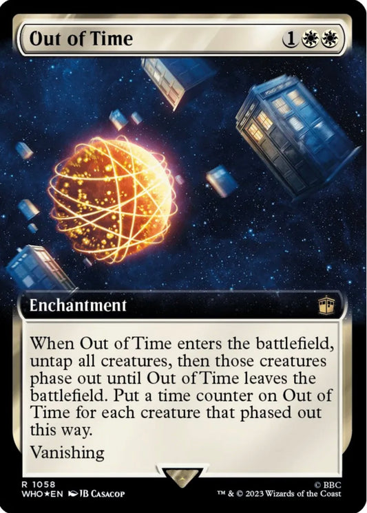 Out of Time (Extended Art) (Surge Foil) - Universes Beyond: Doctor Who (WHO)