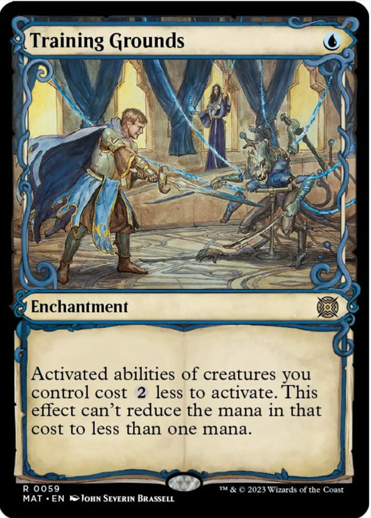 Foil Training Grounds (Showcase) - March of the Machine: The Aftermath (MAT) - NM