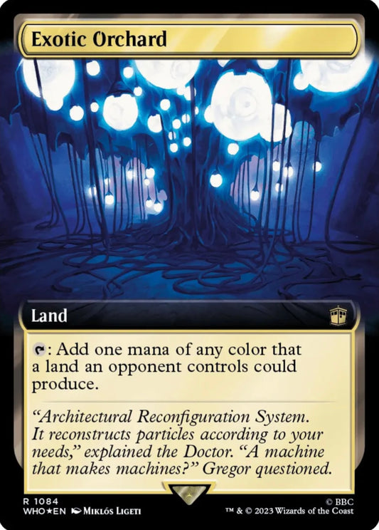 Exotic Orchard (Extended Art) (Surge Foil) - Universes Beyond: Doctor Who (WHO)