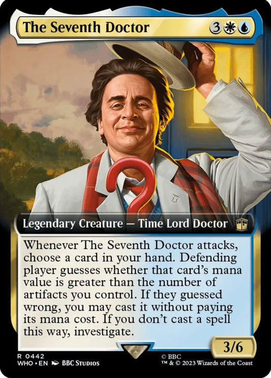 Foil The Seventh Doctor (Extended Art) - Universes Beyond: Doctor Who (WHO)