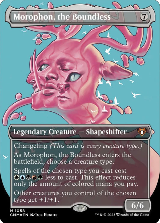 Morophon, the Boundless (Textured Foil) - Commander Masters (CMM) - NM