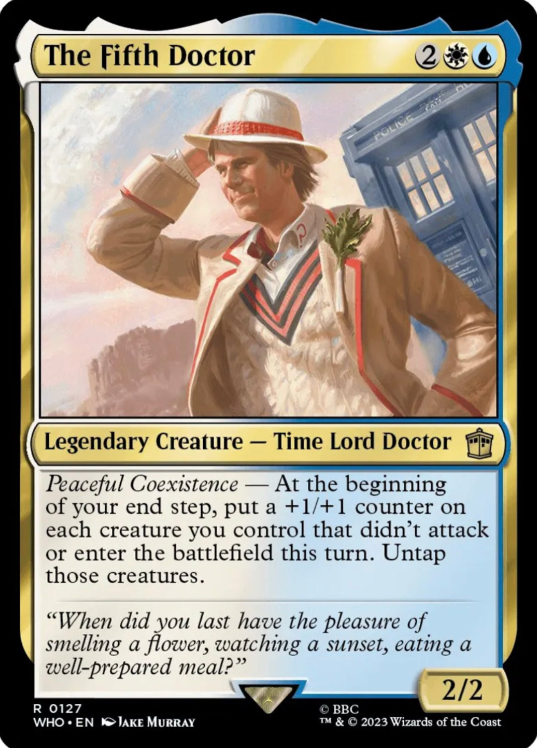 Foil The Fifth Doctor - Universes Beyond: Doctor Who (WHO)