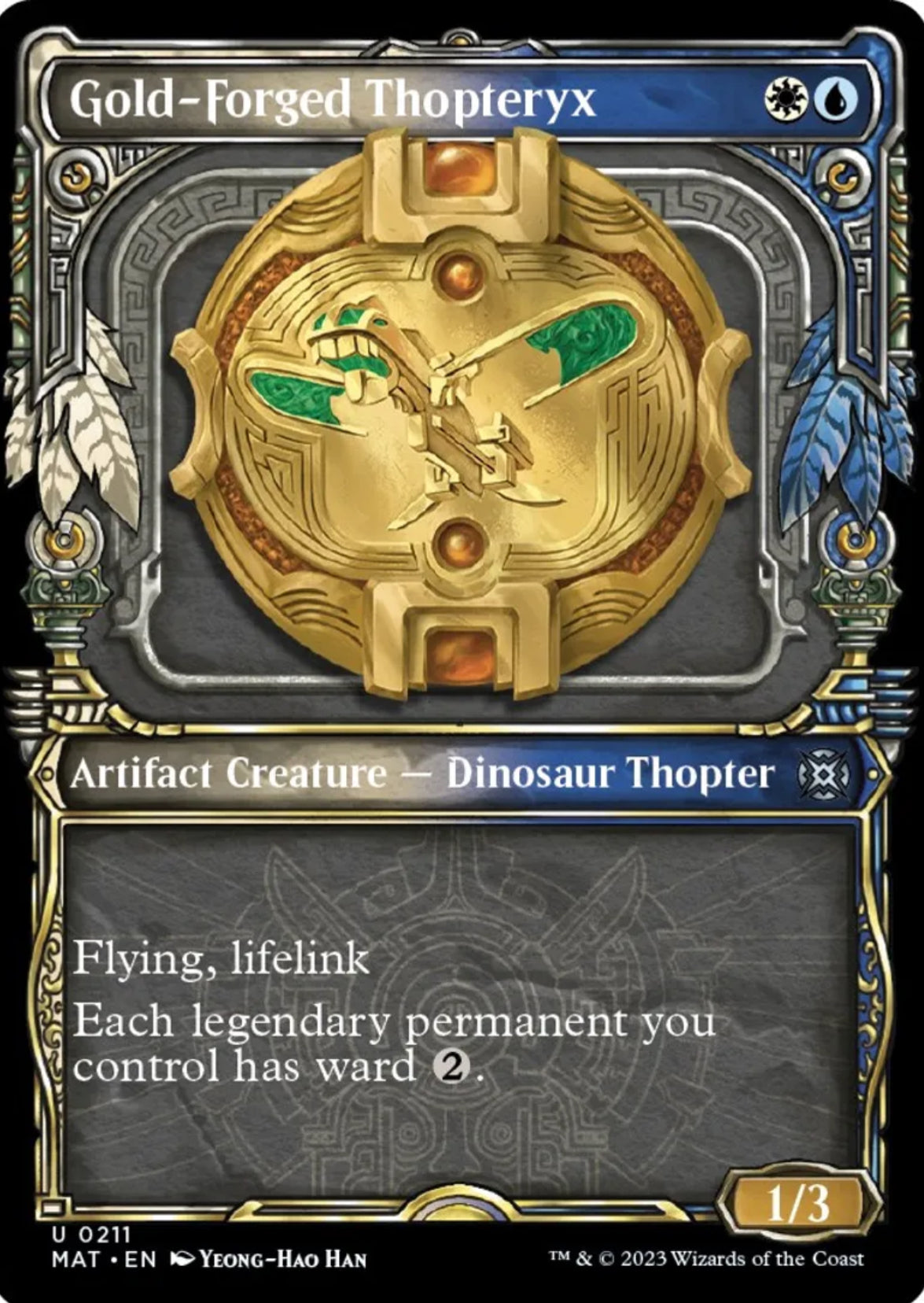 Gold-Forged Thopteryx (Halo Foil) - March of the Machine: The Aftermath (MAT) - LP