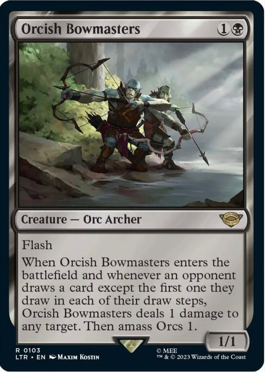 Orcish Bowmasters - Universes Beyond: The Lord of the Rings: Tales of Middle-earth (LTR) - NM