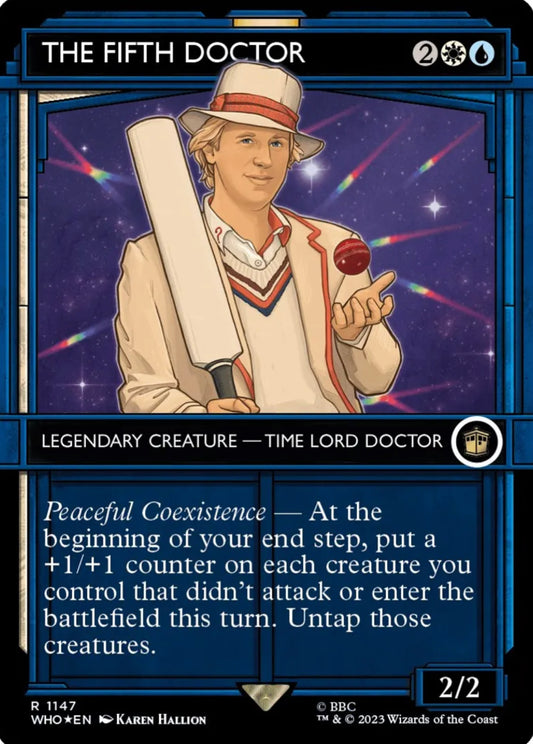The Fifth Doctor (Showcase) (Surge Foil) - Universes Beyond: Doctor Who (WHO)