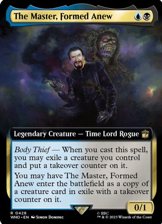 Foil The Master, Formed Anew (Extended Art) - Universes Beyond: Doctor Who (WHO)