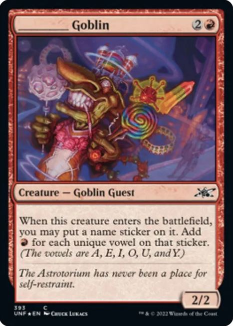 _____ Goblin (Galaxy Foil) - Unfinity (UNF) - NM