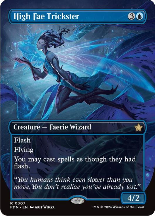 High Fae Trickster (Borderless) - Foundations (FDN) - NM