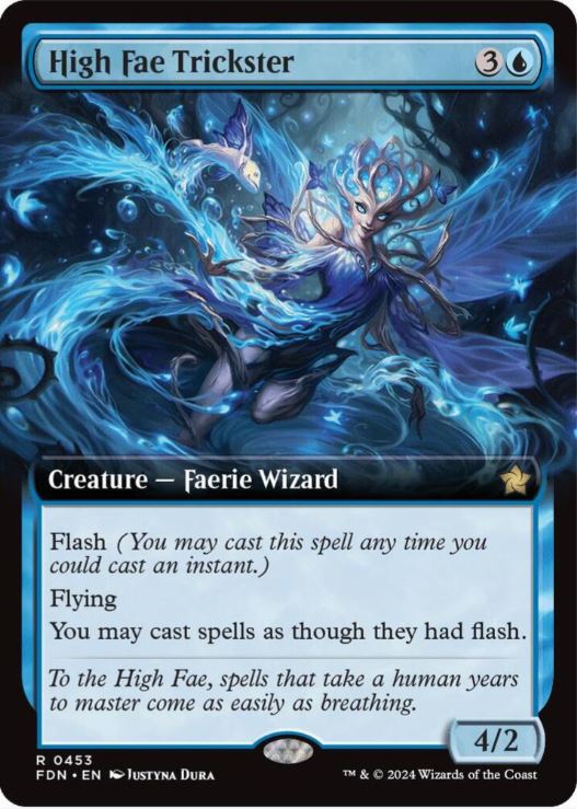 High Fae Trickster (Extended Art) - Foundations (FDN) - NM