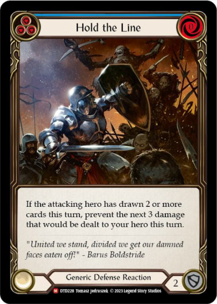 Hold the Line - Dusk till Dawn (DTD) - NM