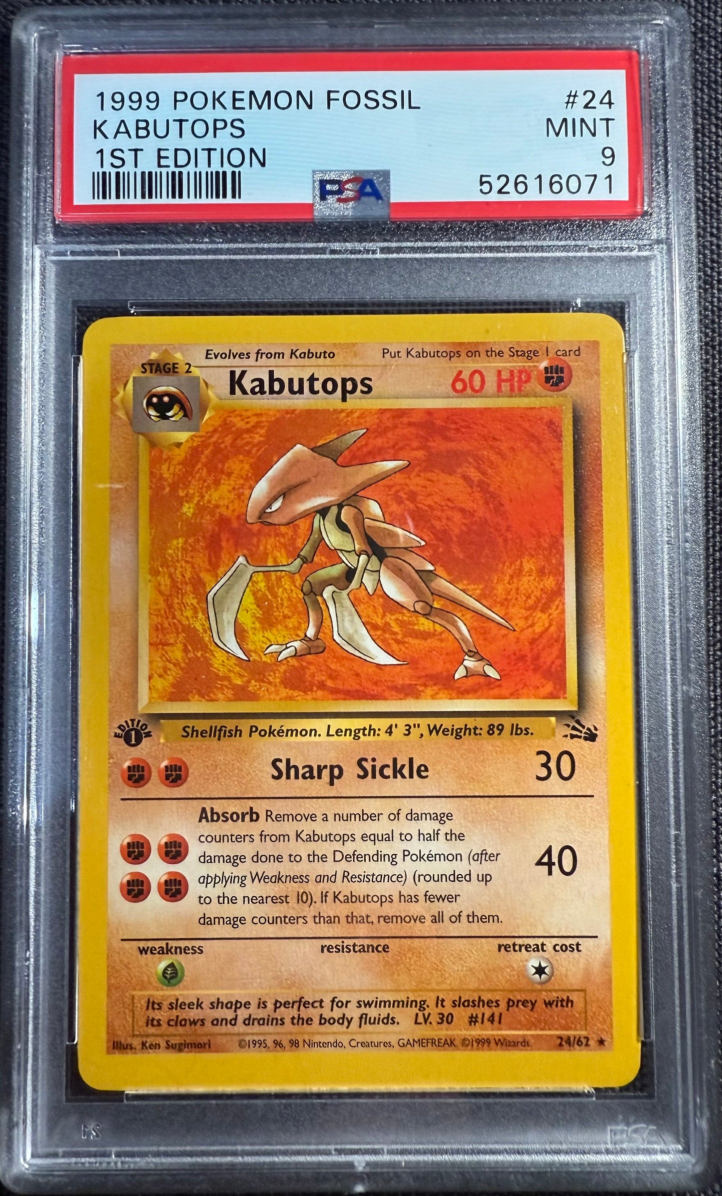 1999 PM JAPANISCHER NEO ODAIRU – HOLO DOUBLE WHITE STAR – PSA 10