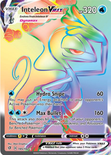 Inteleon VMAX (Secret) - SWSH02: Rebel Clash - NM
